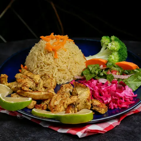 Chicken Döner on Rice